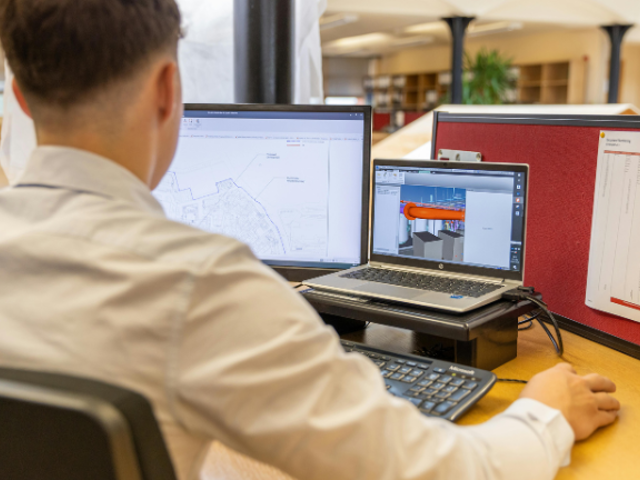 Building engineer uses design technology to design housing project